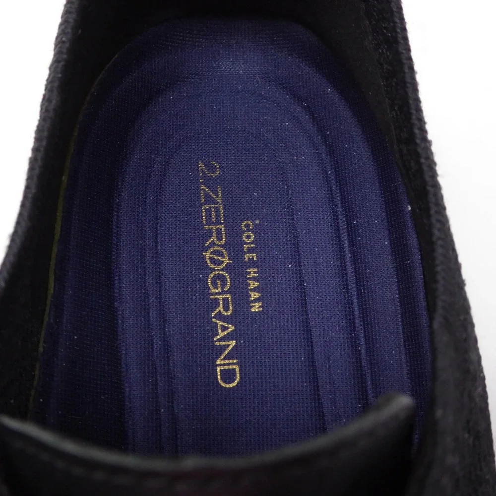 Cole Haan Mens Oxfords Black 2.ZEROGRAND Stitchlite Wingtip C28527 Size 10M
